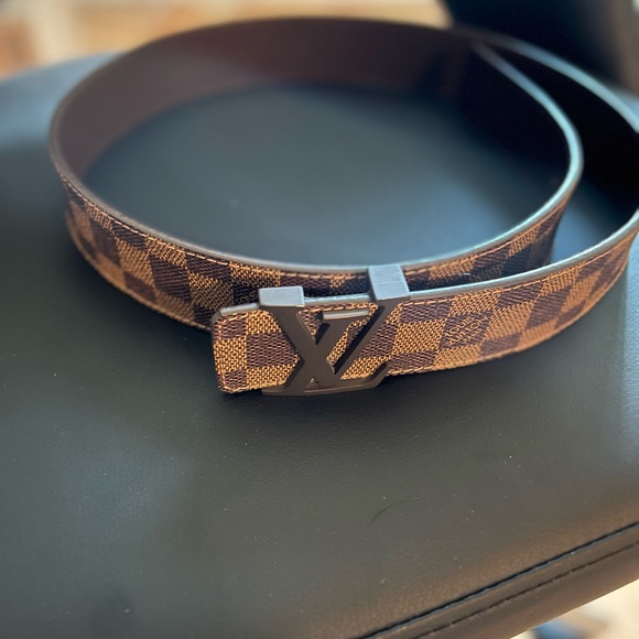 Authentic Louis Vuitton Brown Damier Belt